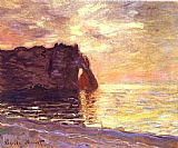 Etretat The End of the Day by Claude Monet